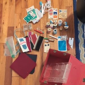🏵️Sewing Starter Kit with Vintage Red Box
